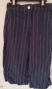 Janie and jack size 5 navy linen capris